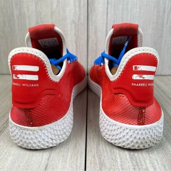 Adidas Pharrell Williams Tennis HU Holis Festival Scarlet Cloud Knit Mens Size 7 - Picture 7 of 10